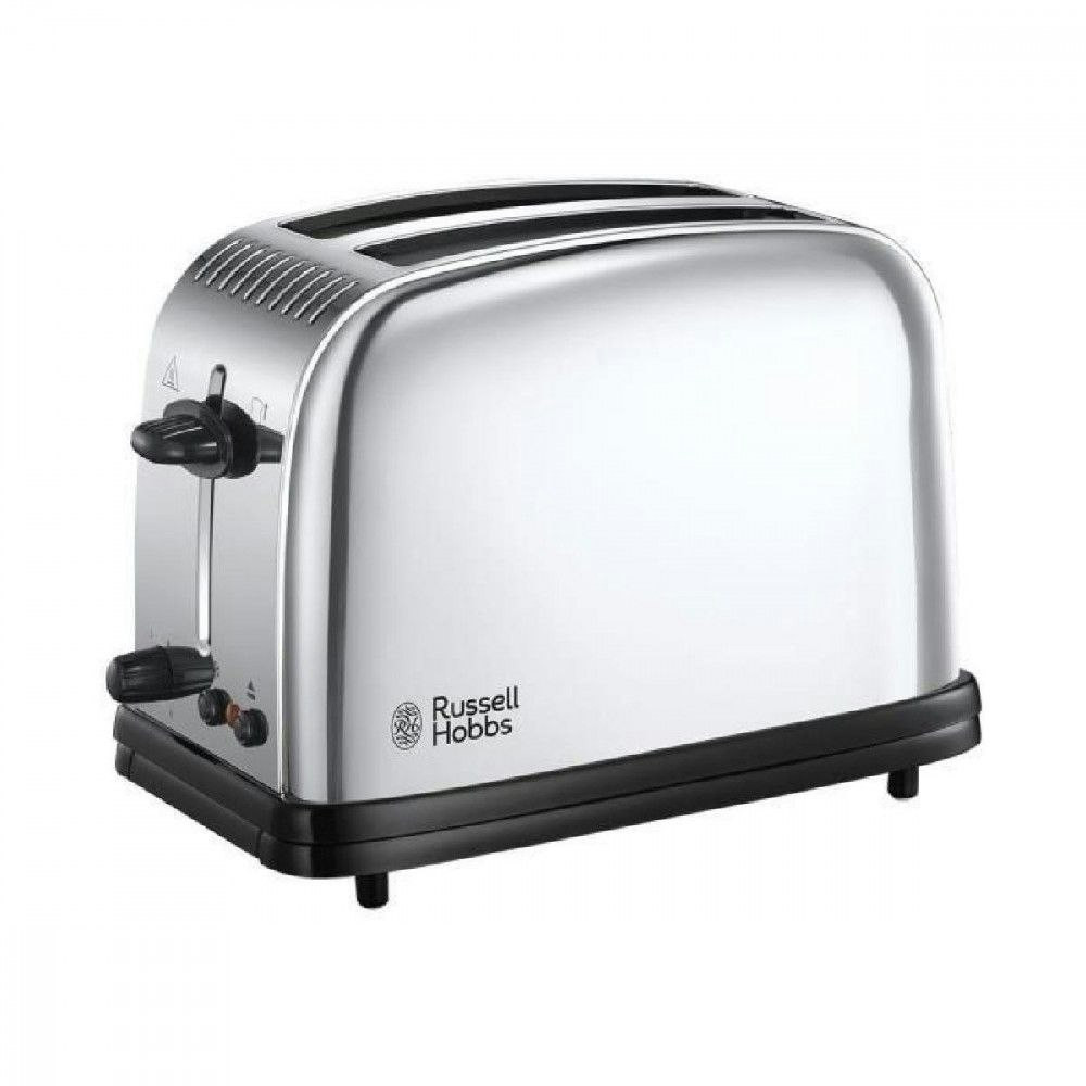 Tostadora mini 2 rebanadas 1670 W acero inoxidable negro