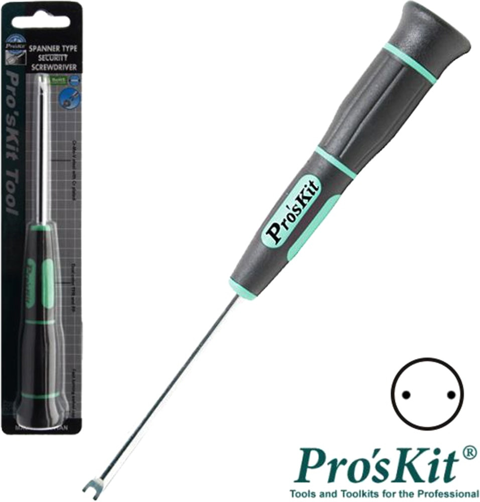 Llave de seguridad 2.3mm PROSKIT con hoja de cromo vanadio