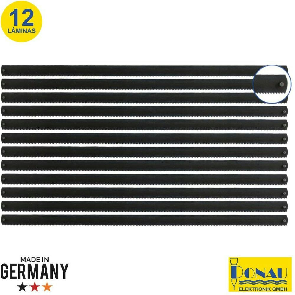 Conjunto de 12 hojas de sierra para metal 148 mm