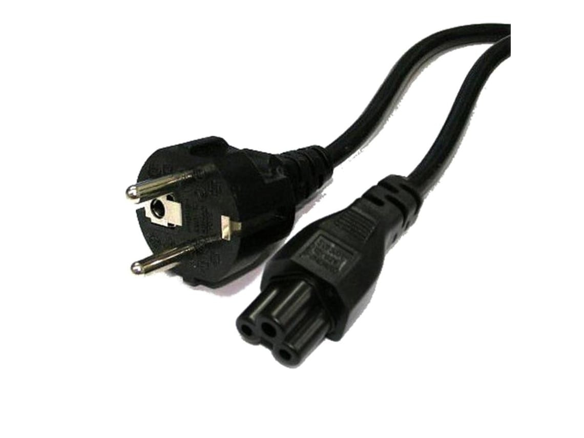 Schuko power cable 3-pin male to female 1.5 m trefoil design
