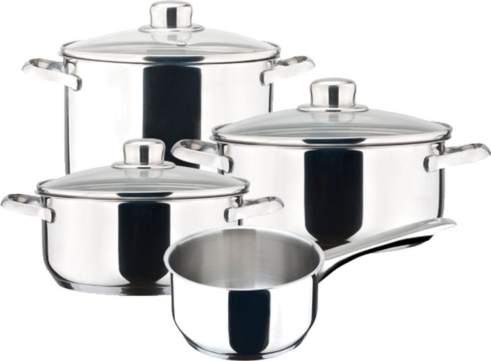 Juego de cocina Dux en acero inoxidable