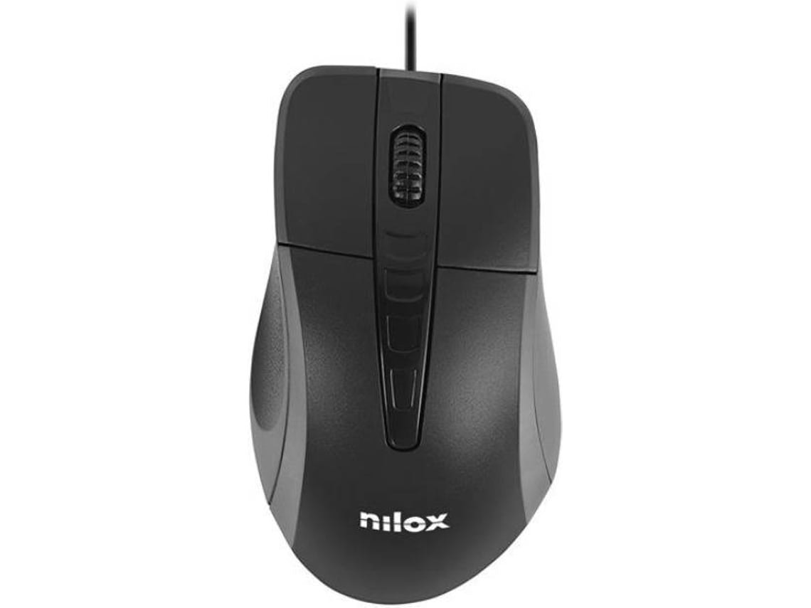 NILOX MOUSB1001 optical mouse 1000 dpi black