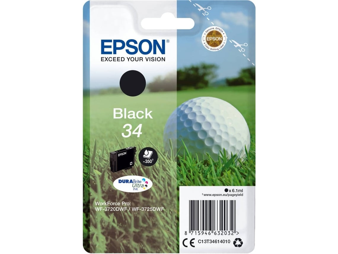 Cartucho de tinta negro original EPSON C13T34614010