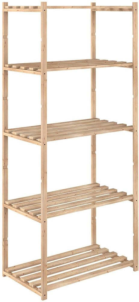 Natura 5-shelf shelving unit 40 cm depth