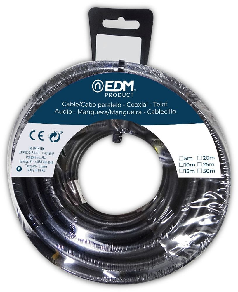 Acrylic cable reel 3 x 2.5 mm 5 m