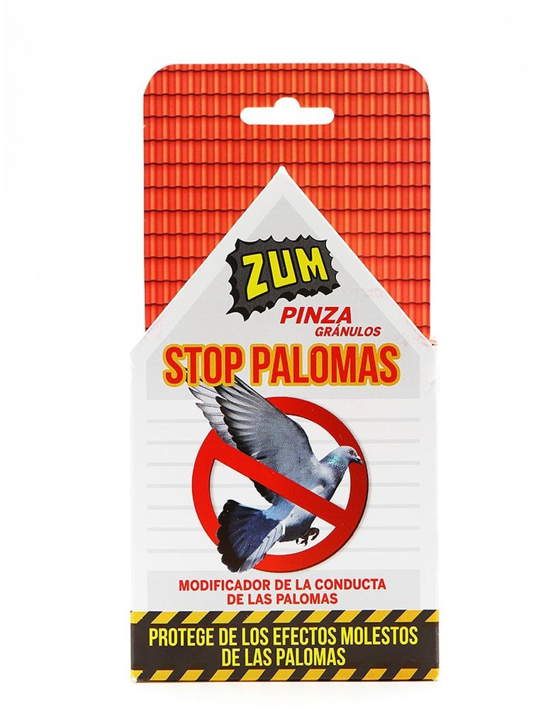 Pinza para gránulos repelentes de aves
