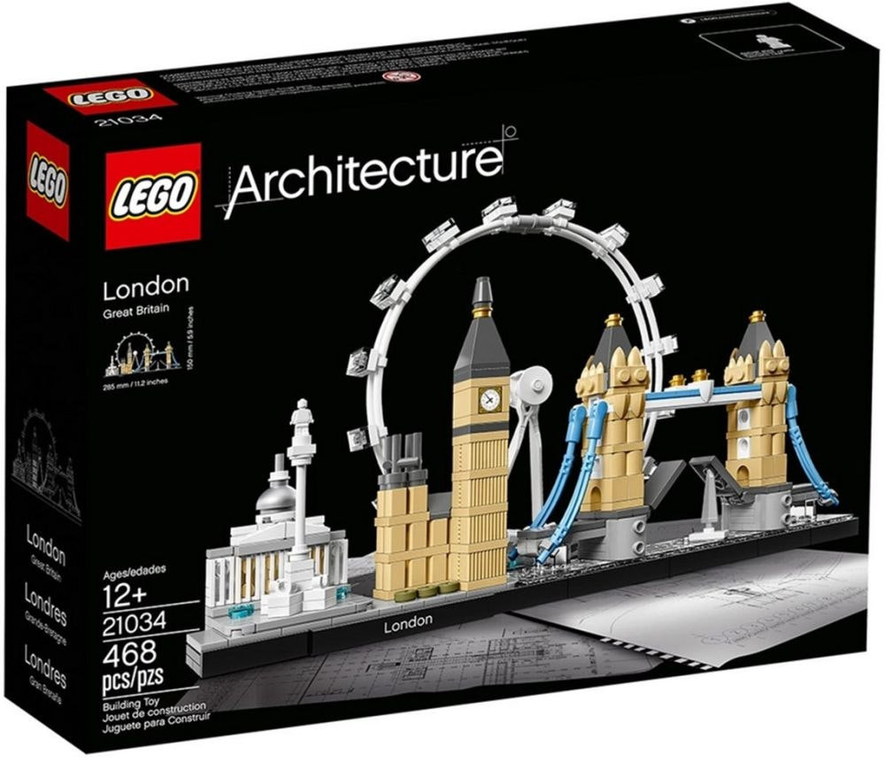 LEGO Architecture London 21034 Skyline, 468 pieces