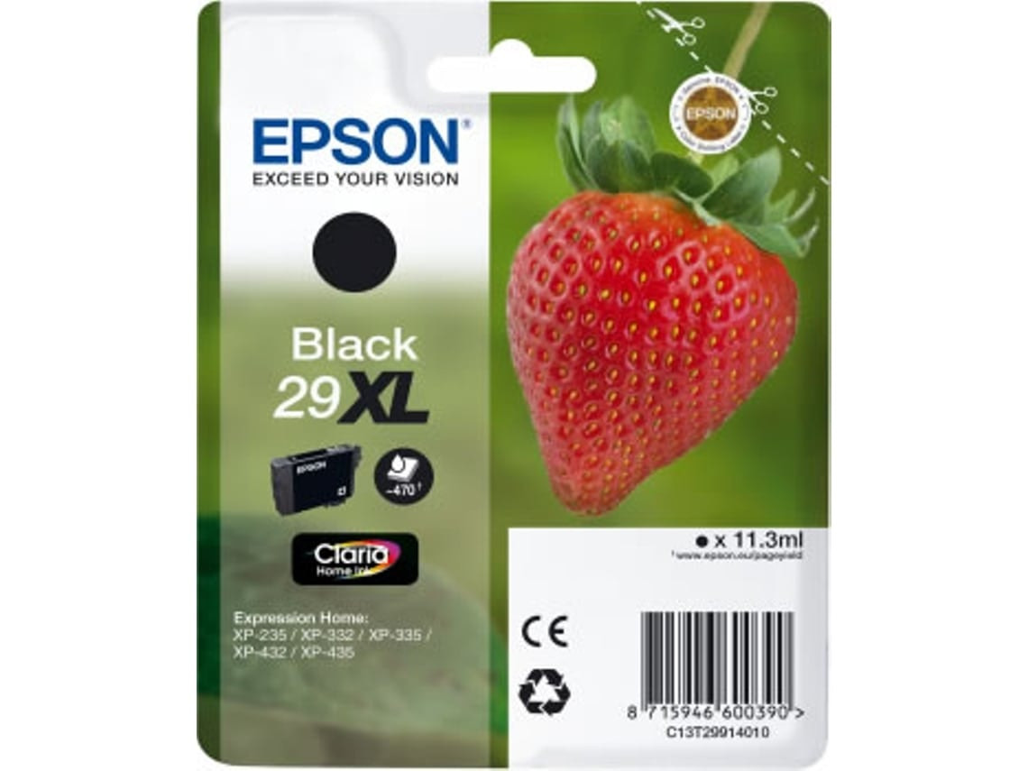 Cartucho de tinta 29XL negro para impresoras Epson