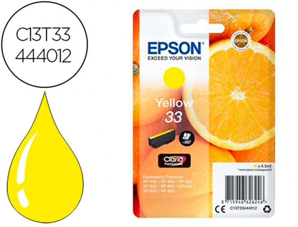 Tinta C13T33444012 para impresoras EPSON