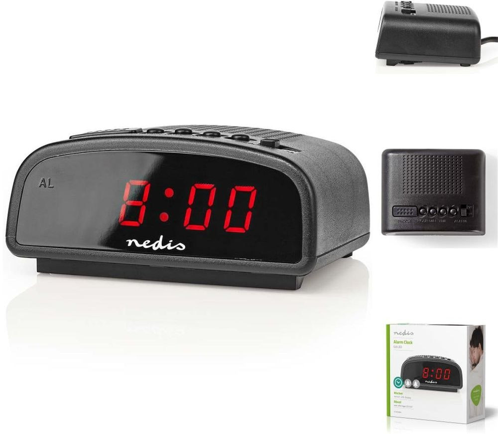 Despertador digital Cldk008Bk LED con snooze