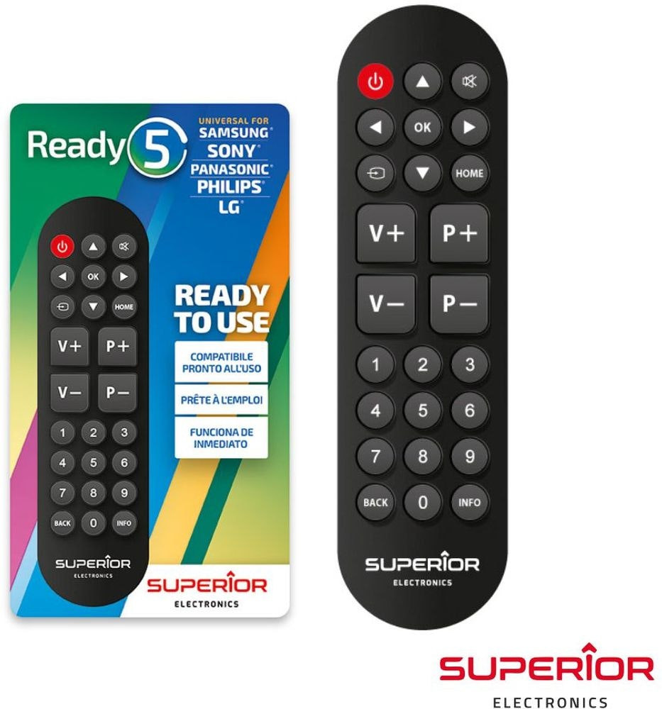 Mando de TV universal compatible con Sony, Philips, Panasonic, Samsung, LG