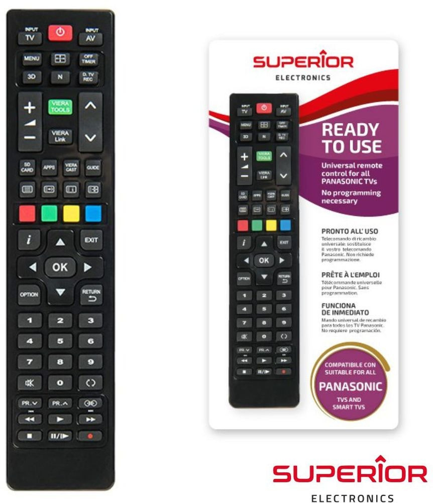 Mando a distancia universal para Panasonic