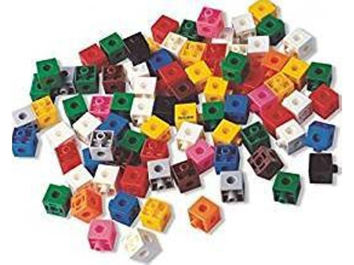 Cubos de 2 cm en frasco, 100 piezas