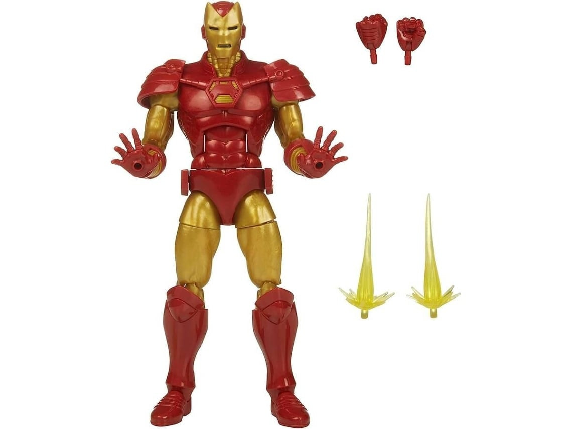 Marvel Legends Iron Man 15 cm action figure with interchangeable fists and energy effects