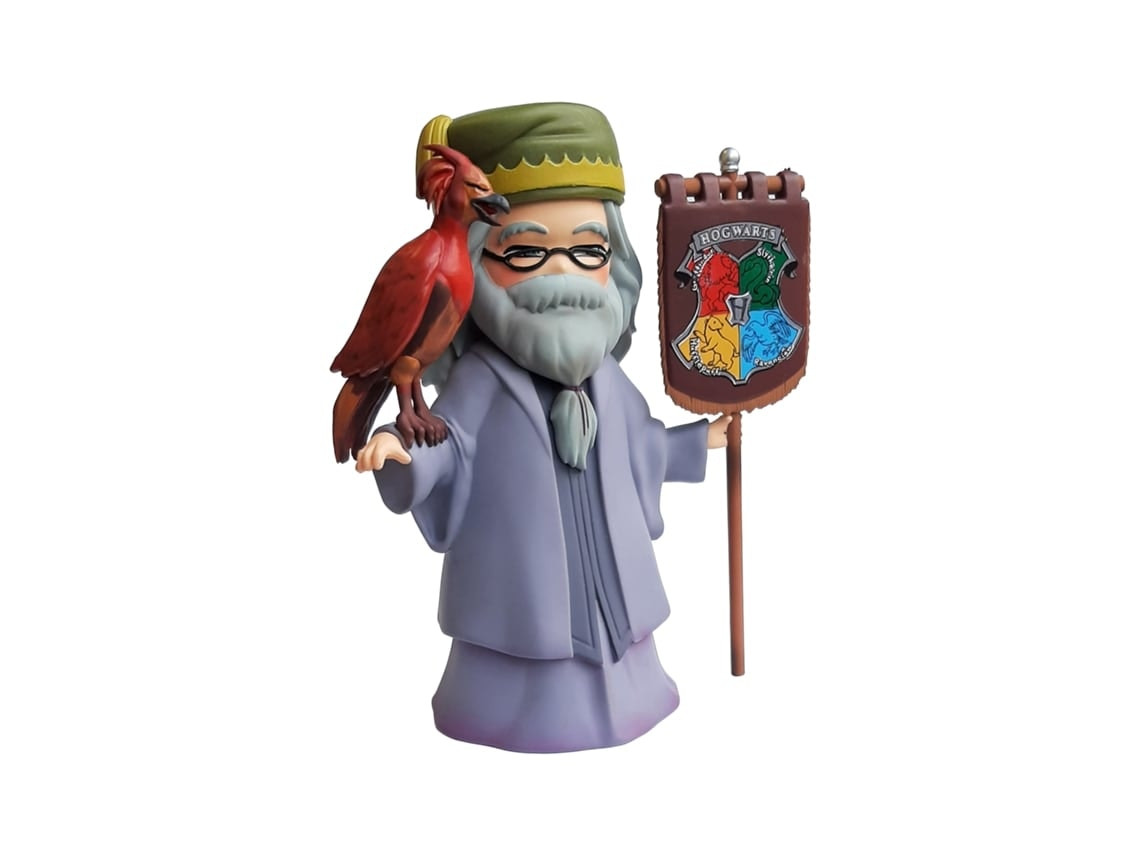 Figura Dumbledore con Fawkes 15 cm PVC