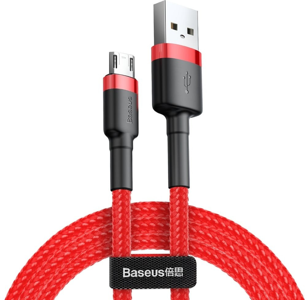 Cable USB A a Micro-USB B 2 m, Rojo