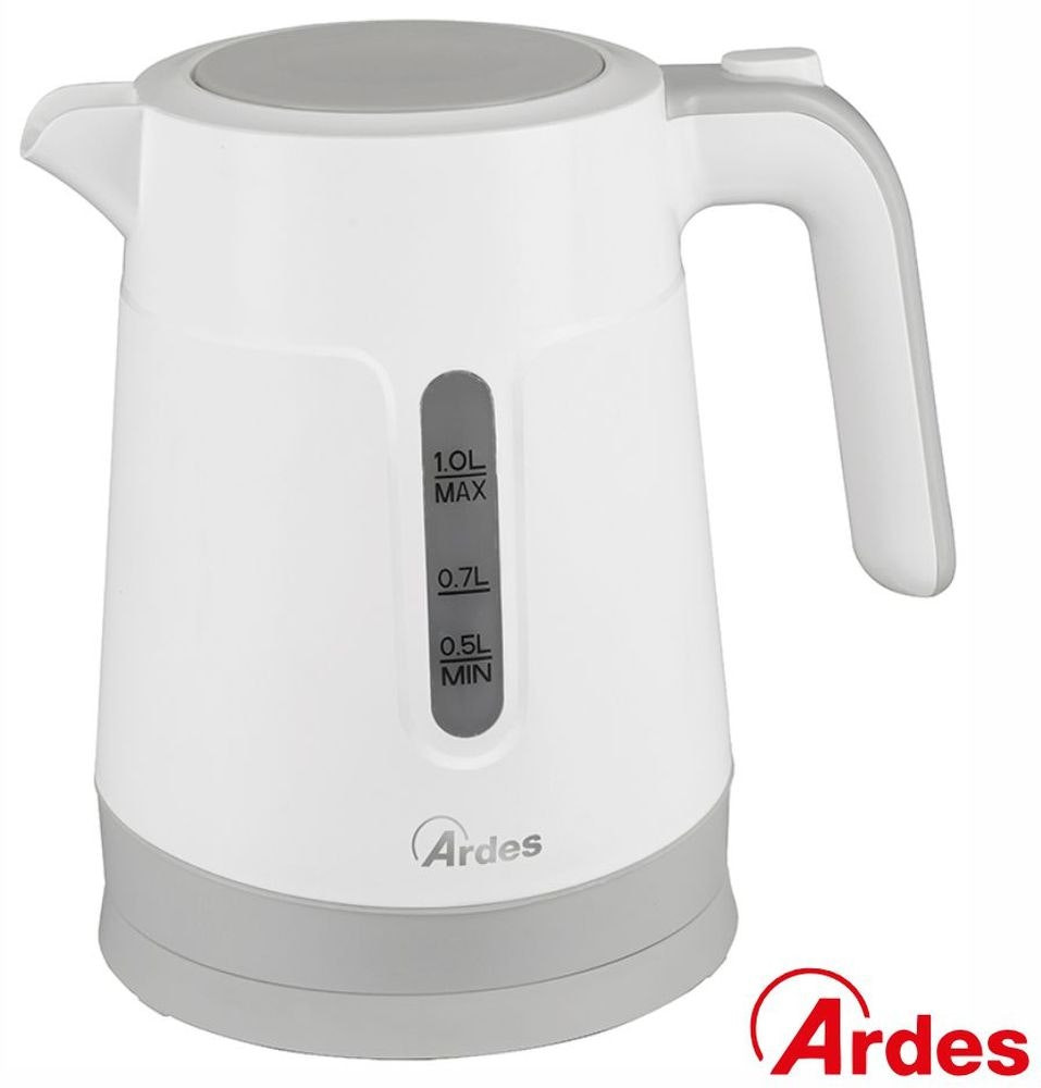 Hervidor eléctrico 2200W 1L blanco