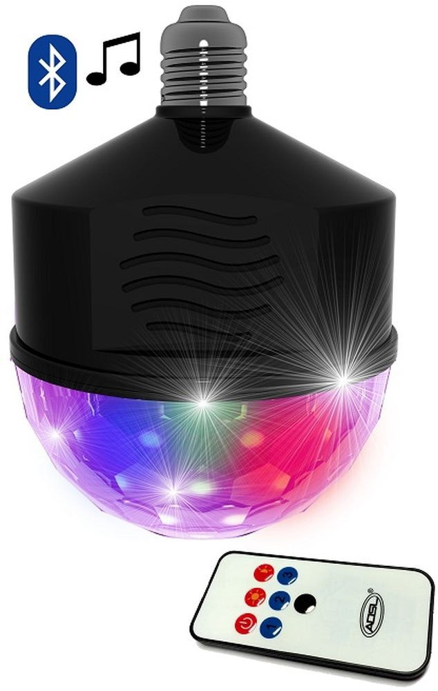 Luz LED Bluetooth tipo discoteca con altavoz y mando a distancia