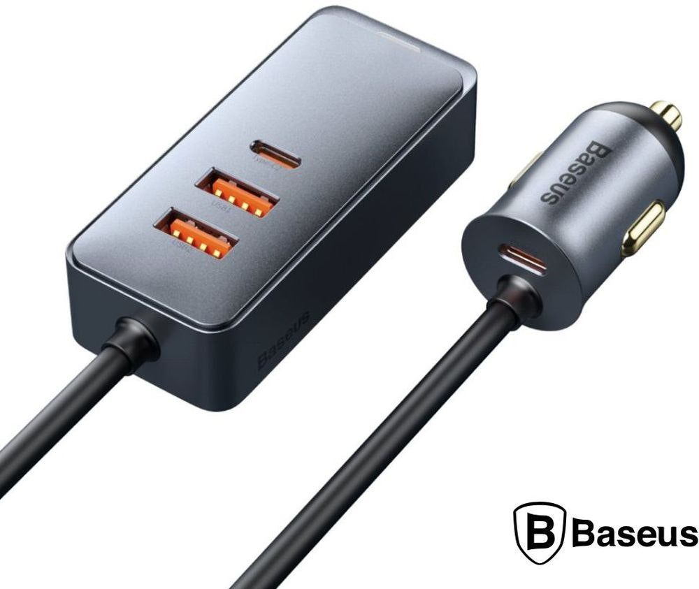 Adaptador para mechero de coche 2x USB-A 2x USB-C PD 12V/24V