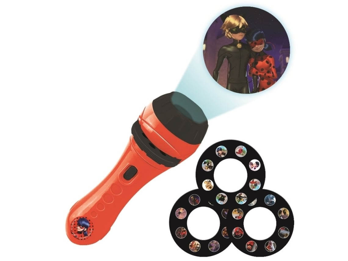 Proyector de Historias Miraculous 2 en 1 con 3 Discos (24 Imágenes)