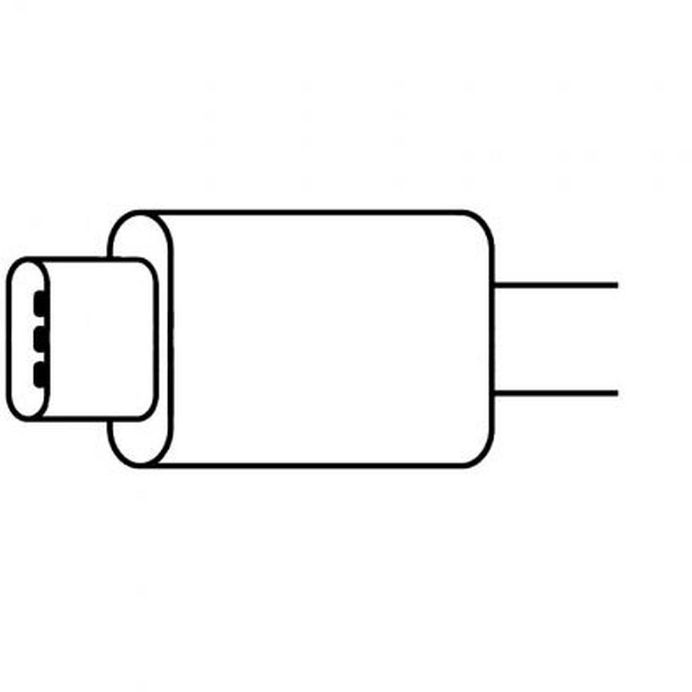 Adaptador USB-C a USB-A para MacBook - 1 puerto USB-A Blanco