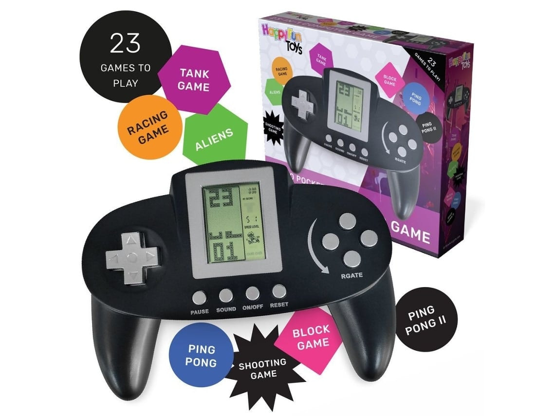 Consola retro portátil con 23 juegos