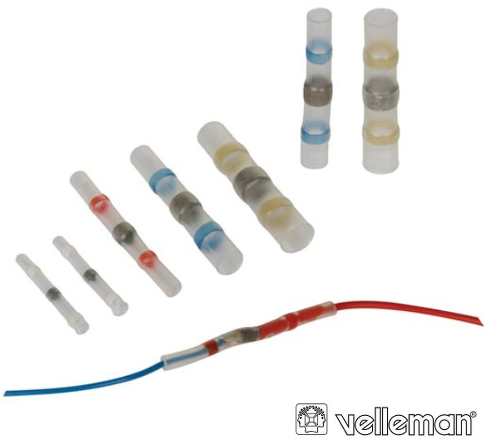 Manguitos termorretráctiles con soldadura 110° 2,7 mm (4 uds)