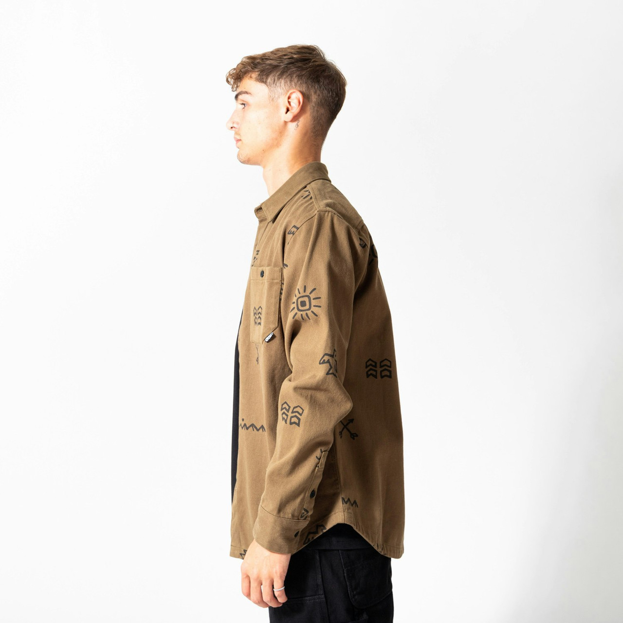 Camisa Dayaki - Algodón - Tobacco
