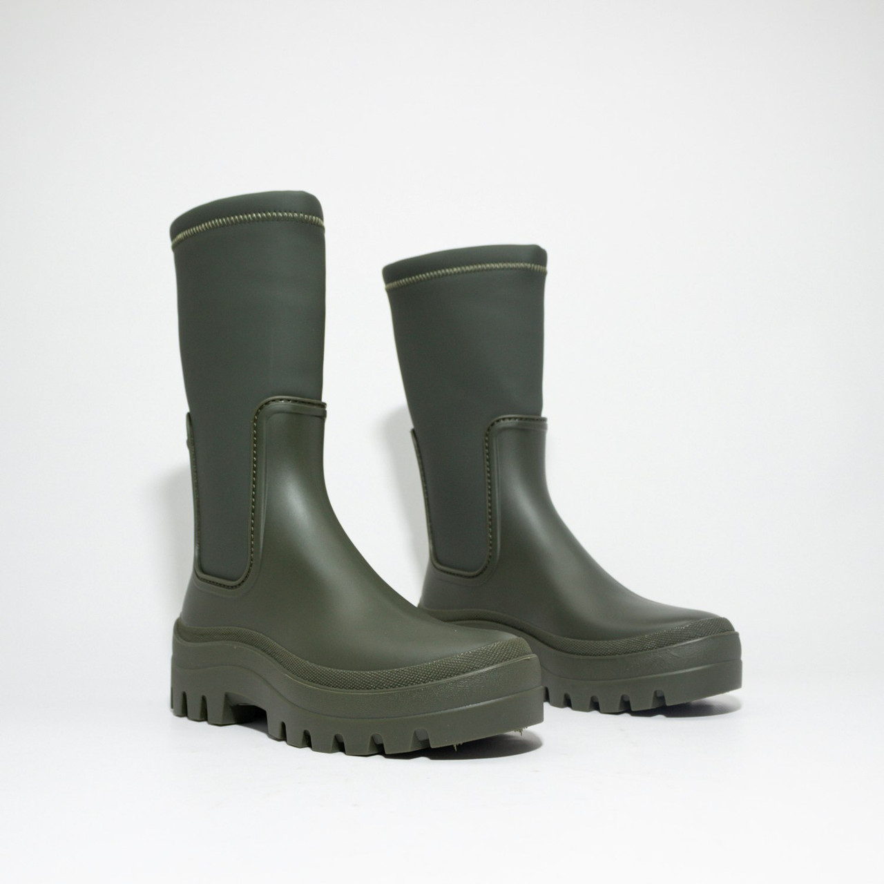 Soul coated boots khaki