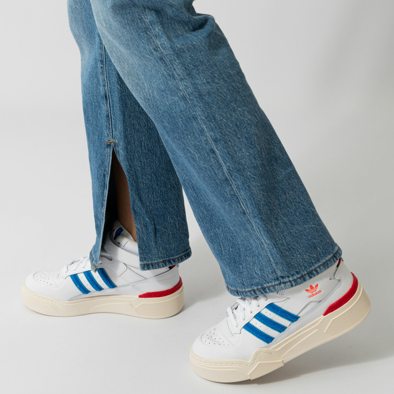 Selma flared jeans with front slit