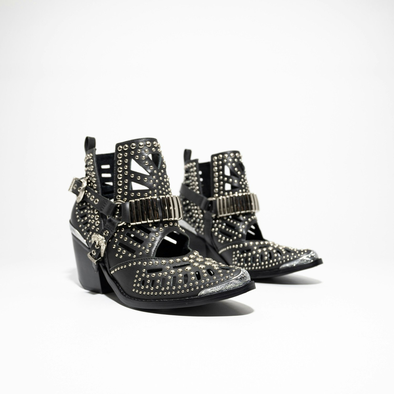 Botines cortos Wylie en piel sintética negra