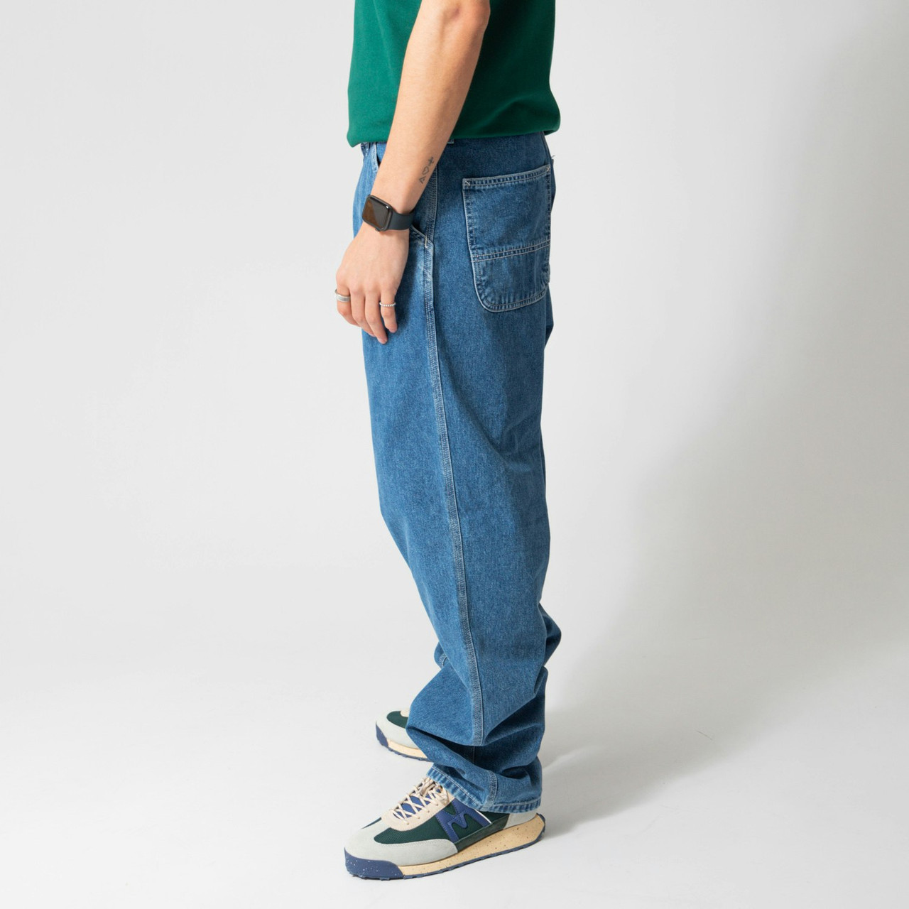 Simple pant stone washed
