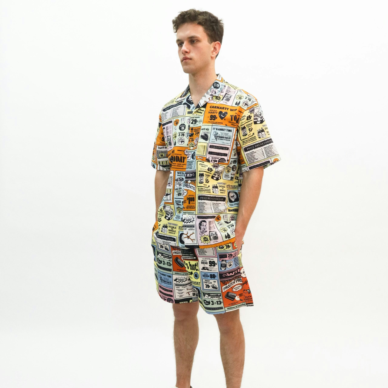 Camisa de manga corta con estampado catálogo