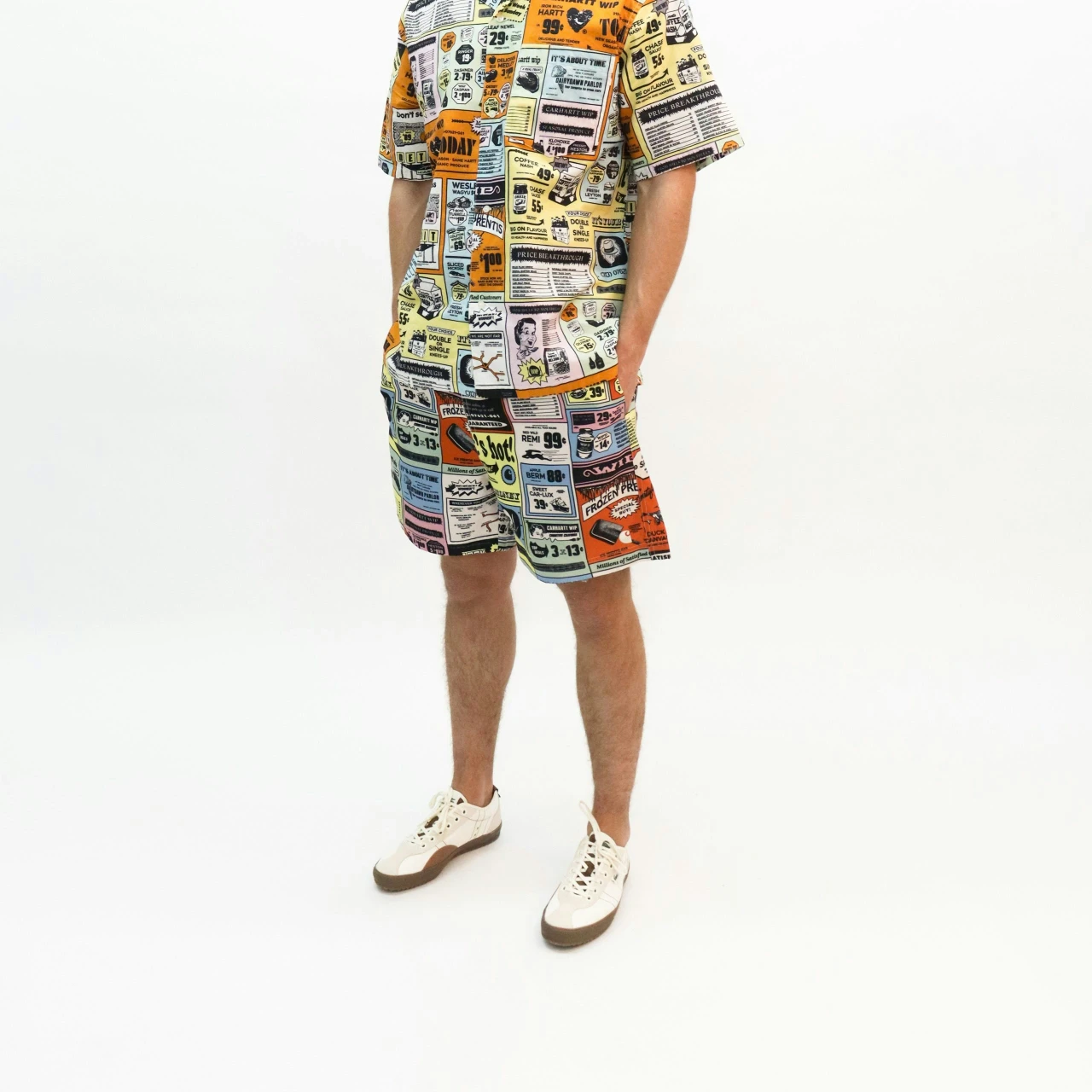 Slater swim trunks with catalogue print
