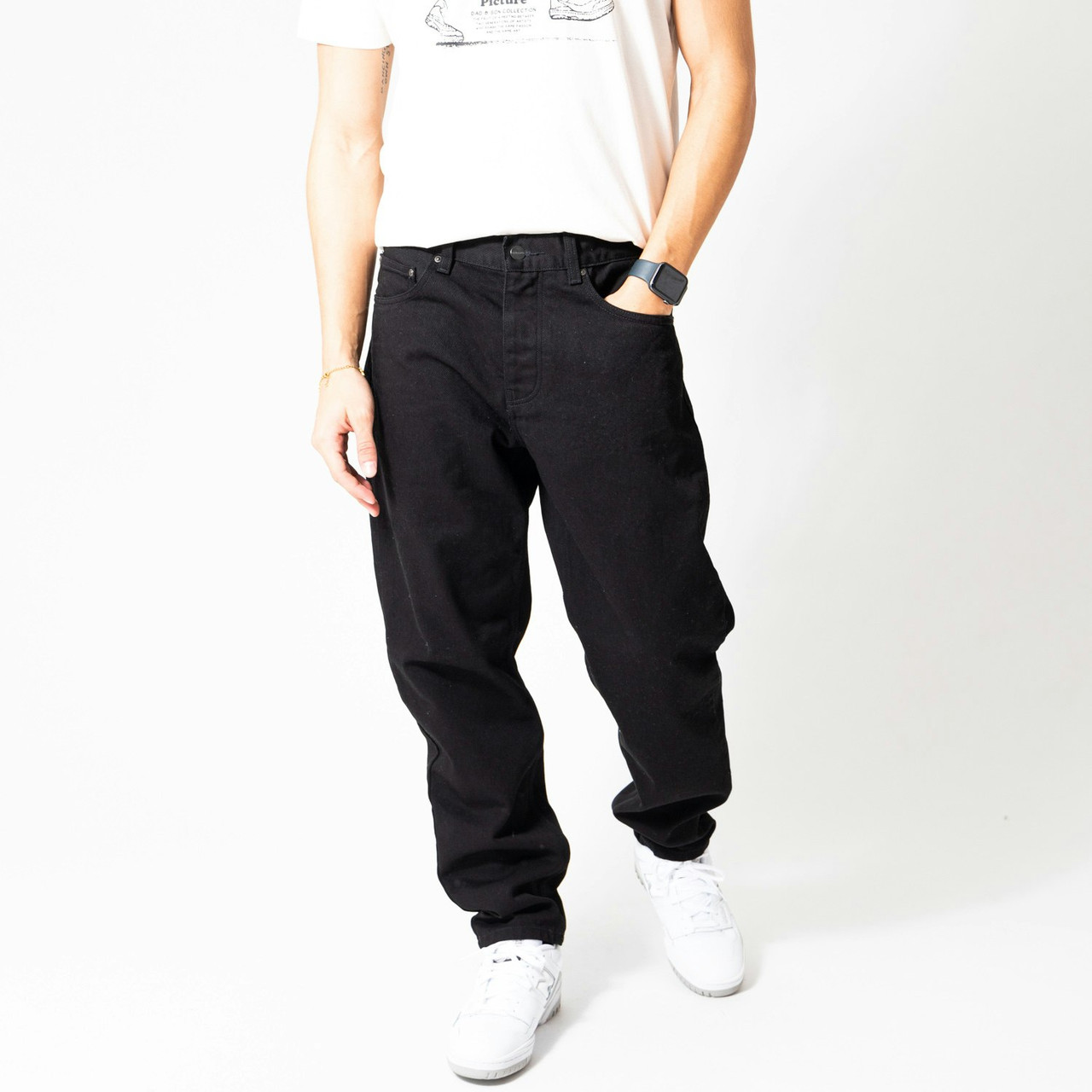 Pantalones Newel algodón negro