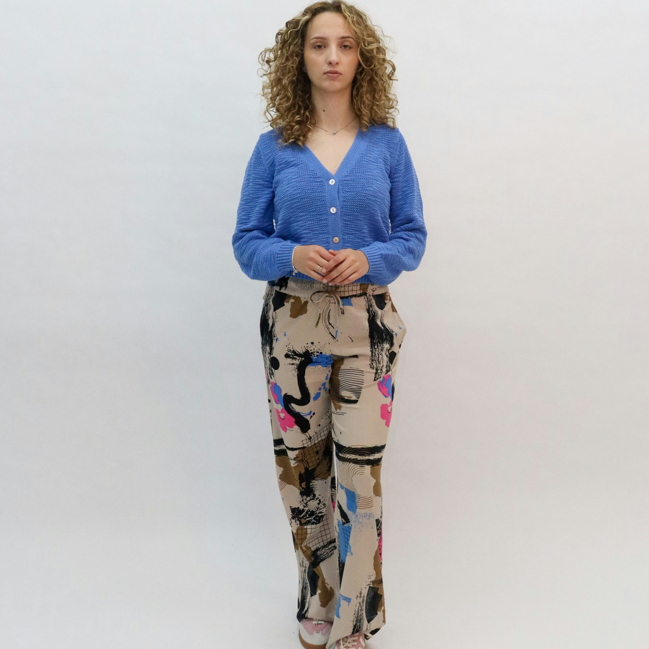 MIRNA cropped cardigan in knit