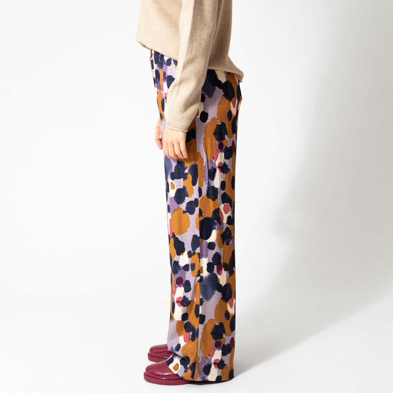 Pantalones Grit algodón elástico azul oscuro