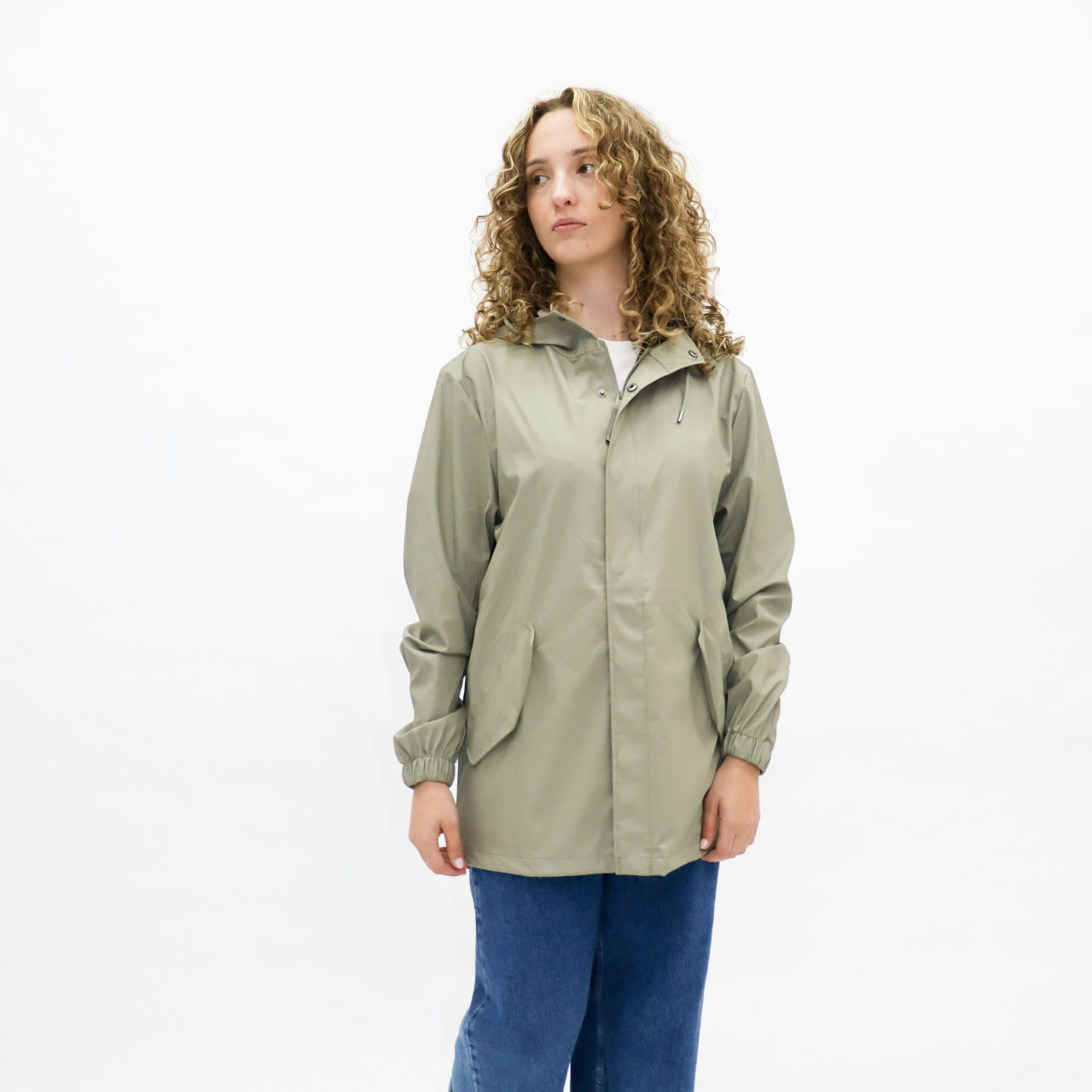 Chaqueta fishtail impermeable