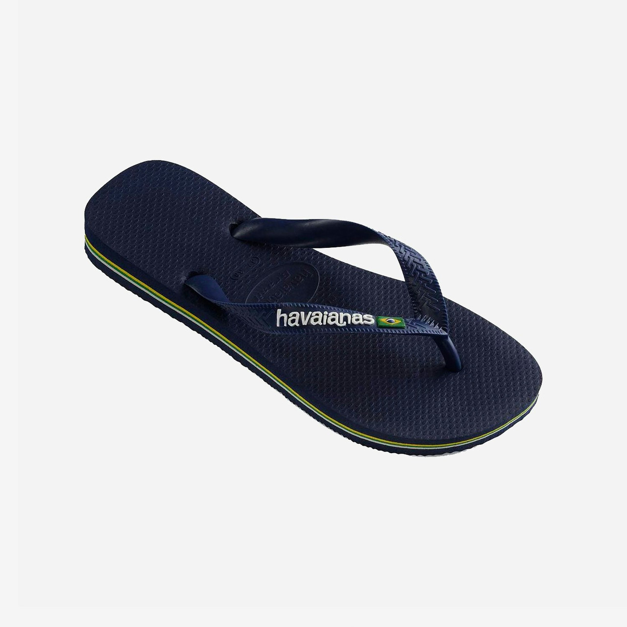 Chancletas Brasil Logo goma azul marino