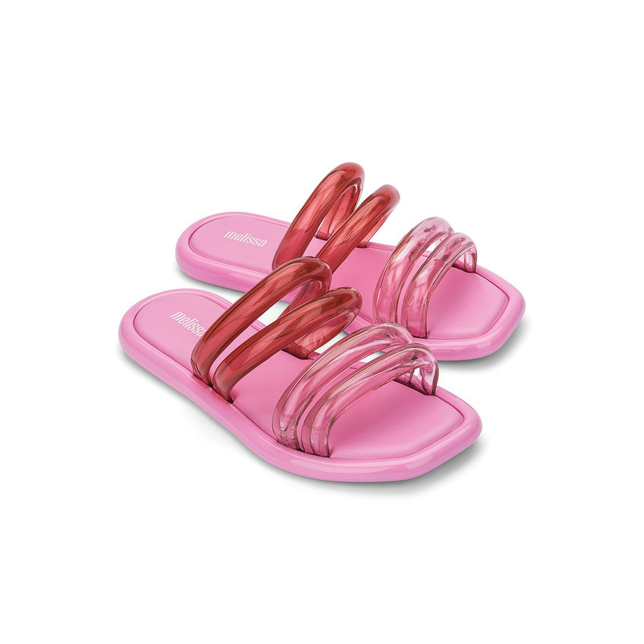 Airbubble Slide PVC rosa transparente