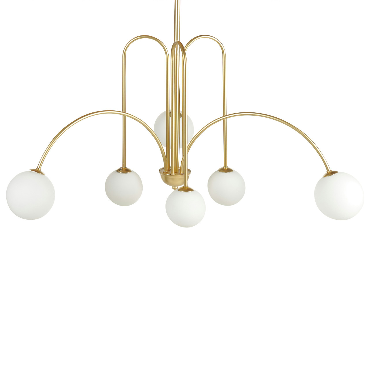 Lustre Beliani Forbes De Ferro Dourado 80x80x80