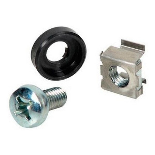 Tornillos y tuercas para gabinete rack M6 x 16 pack 50