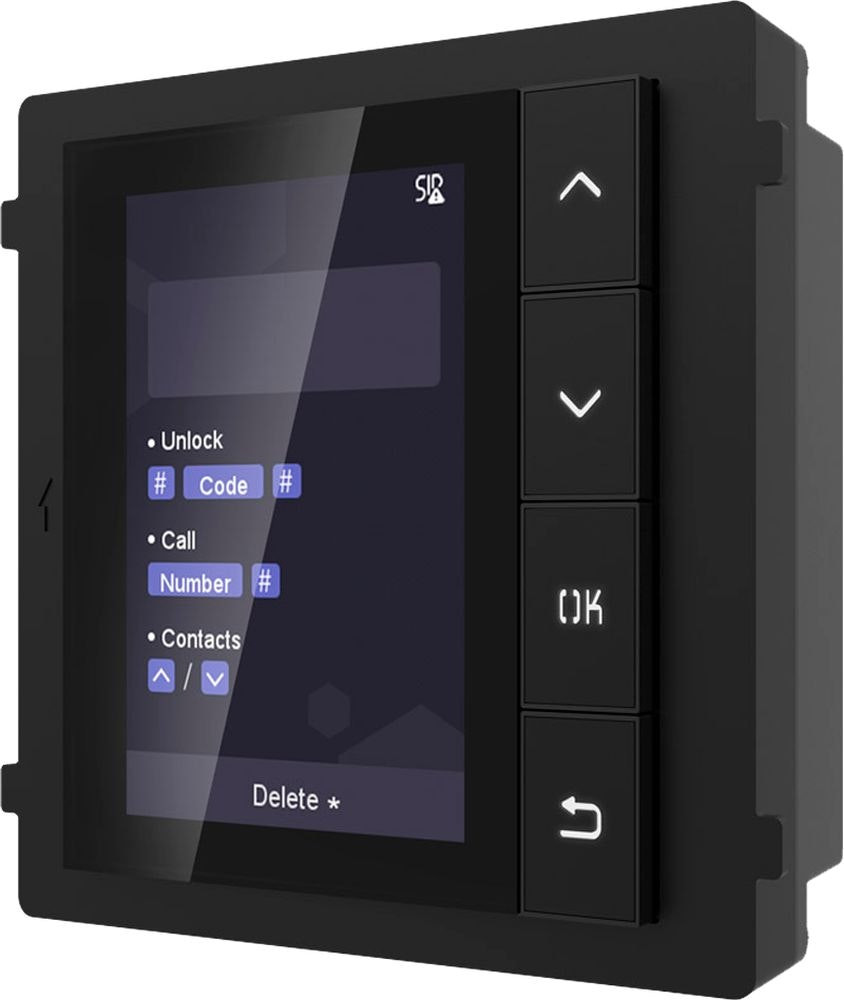 Módulo Display LCD para Porta Série Videofone Kd8 HIKVISION