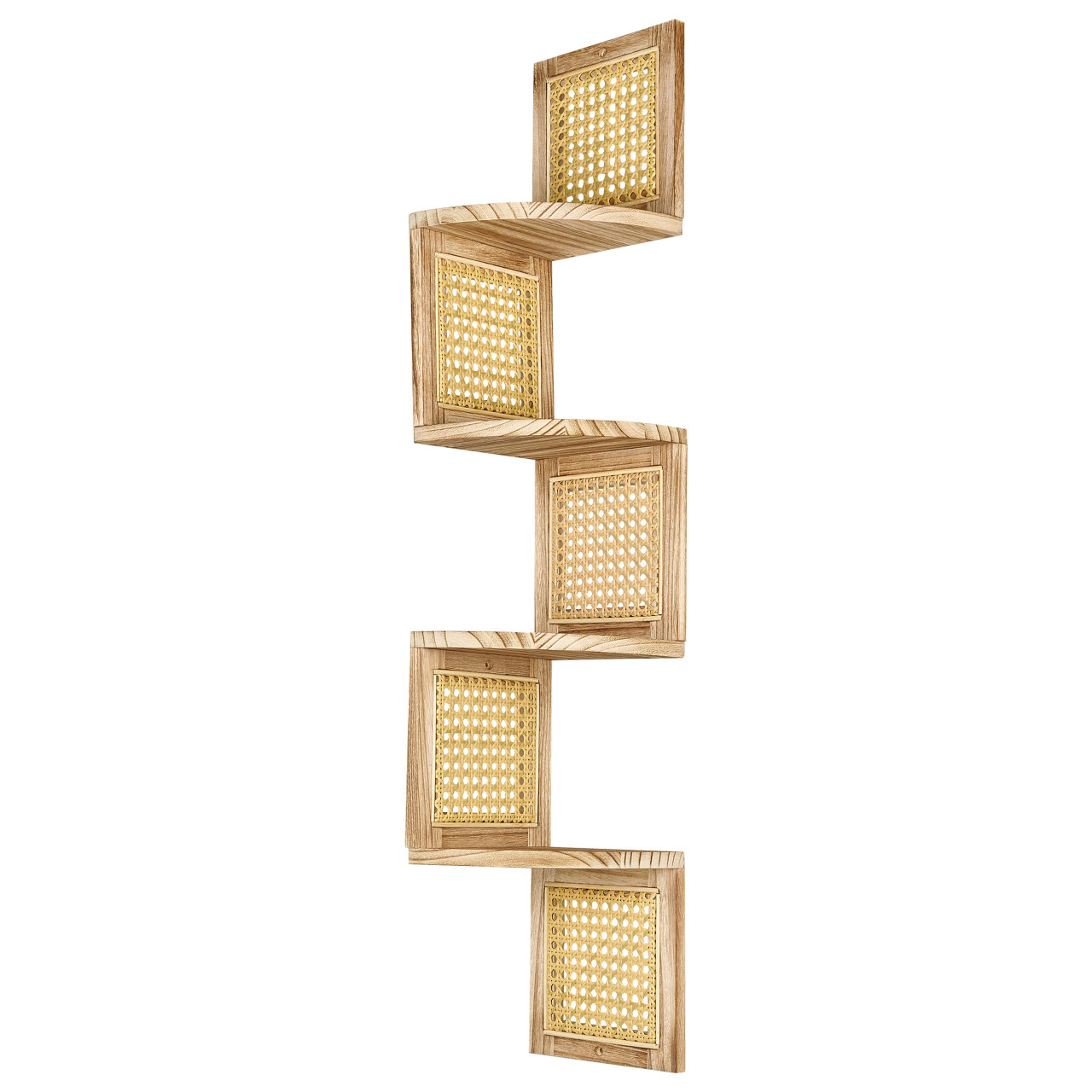 Alder Corner Shelf in Paulownia Wood