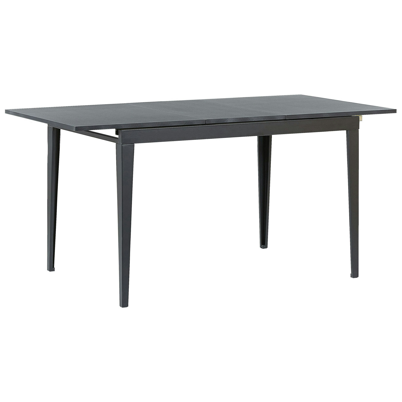 Mesa extensible Norley en MDF y acero negro