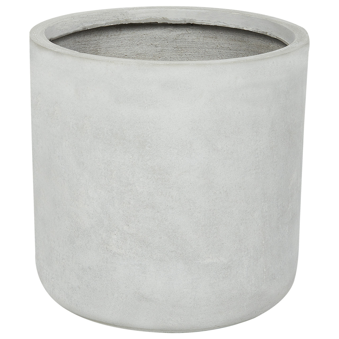 Maceta Messene fibra de arcilla gris