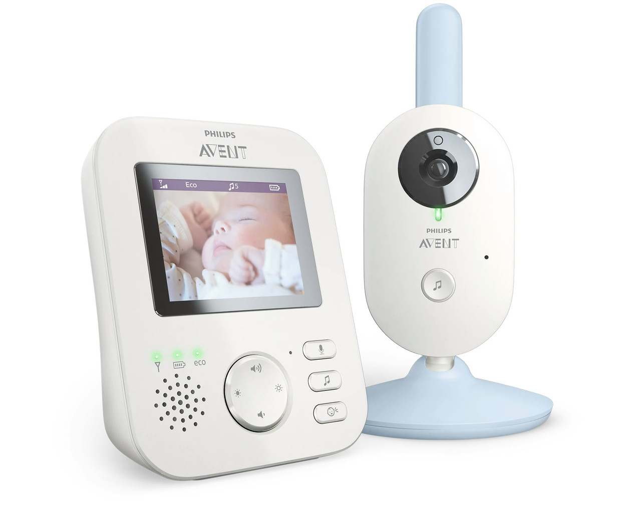 Intercom digital con cámara LCD de 2,7" para bebé