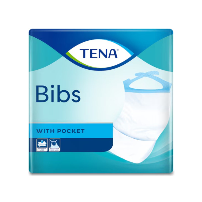 TENA Bibs Babetes Descartáveis M/L x150
