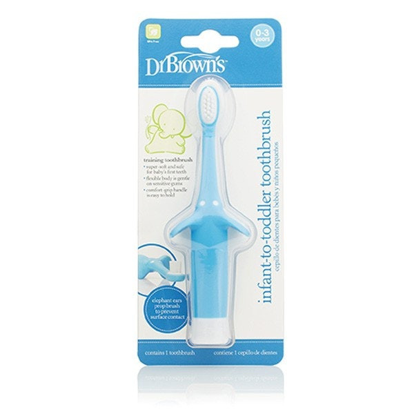 Cepillo dental infantil elefante Dr Brown's extra suave