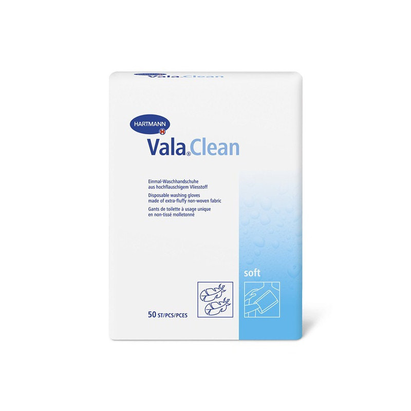Vala Clean Soft disposable bathing gloves pack of 50
